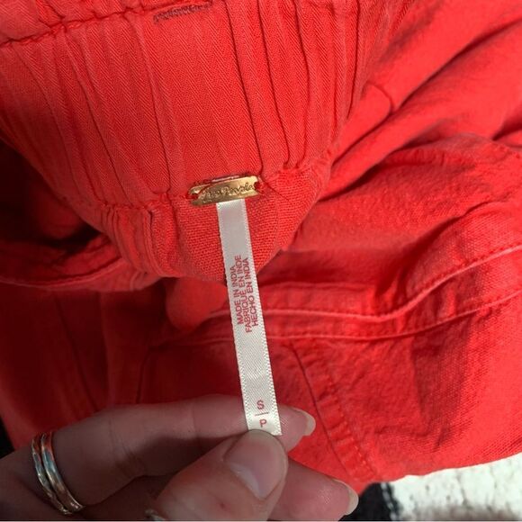 Free People Sky Rider Straight Leg paperbag pants small - Picture 2 of 7